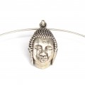 Colier choker cu amuletă Buddha | argint | Thailanda